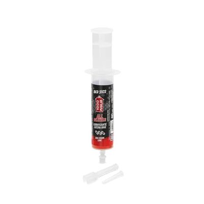 Miglia BKR 3103 kettingsmeermiddel voor alle seizoenen en atmosferische omstandigheden, spuit 60 ml met applicator en naald voor een nauwkeurige en gelijkmatige smering van de fietsketting