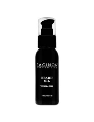 Pacinos Aceite de barba para una barba sin encrespamiento, ayuda a aliviar la picazón, condiciona y suaviza al tacto, promueve el crecimiento, formulado con aceites esenciales para añadir