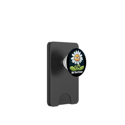 Bad Laughing Flower con dichiarazione per adulti e bambini PopSockets PopWallet per MagSafe