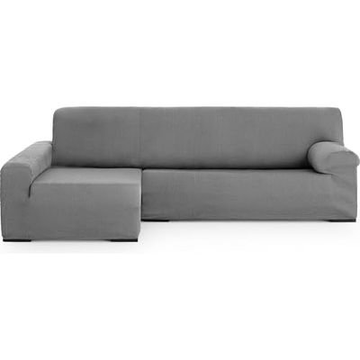 ECOMMERC3 Chaiselong Housse de canapé Universelle et Polyvalente avec accoudoir Long Gauche Gris