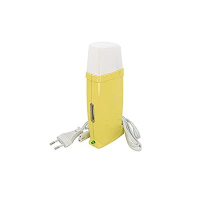 EpilWax - Épilateur Chauffe Cire pour Épilation Professionnelle 35 Watts - Compatible avec Cire Roll-On 100 ml - Facile à Utiliser et Ergonomique - Gamme Royal Jaune