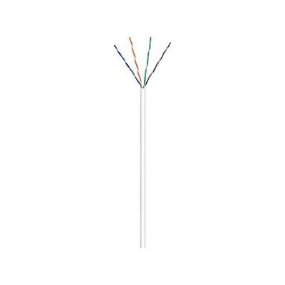 Goobay 94219 CAT 6 netwerkkabel, U/UTP, wit, 305m kabellengte, Cable Reel