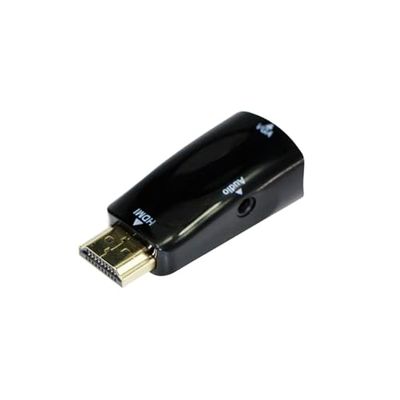 Gembird A-HDMI-VGA-02 HDMI naar VGA Adapter Zwart