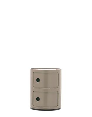 Kartell Componibili, pojemnik 2-komorowy, kolor taupe