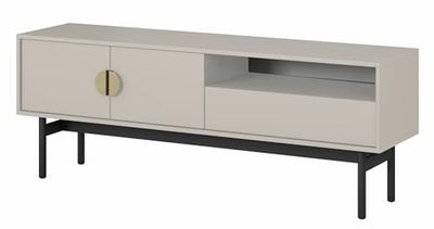 Selsey TV-skåp, konstruerat trä, taupe (grå-beige), 154 cm bredd