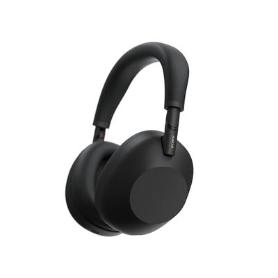 SONY WH-1000XM6 Flagship Noise Cancelling Over-Ear trådlösa hörlurar, signatur Hi-Res-ljud, ultimat komfort, vikbar design, tåligt fodral, 30 HR-batteri, iOS & Android - Svart