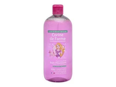 Corine de Farme - Kąpiel bąbelkowa Disneya, Roszpunka - Żel pod prysznic Frezja dla dzieci od 3 lat - preparat Clean Beauty, 100% francuska produkcja - 500 ml