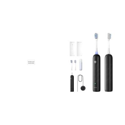 Mova V50 Ultra Robot Aspirateur à Vide Automatique Combo, Brosse à Dents Électrique Fresh Pro 3DClean, Noir