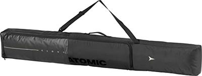 Atomic W SKI Bag Cloud Nero – Borsa da sci lunga 175 cm – Materiale impermeabile e resistente allo sporco – Trasporto sci compatto e antigraffio – Tracolla inclusa