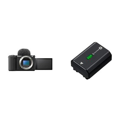 Sony ZV-E10 II | Vlog Camera APSC Con Obiettivo Intercambiabile + NP-FZ100 - Batteria Originale Ricaricabile