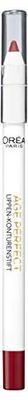 Matita per labbra L'Oréal Paris Age Perfect numero 394 carminio fiammeggiante, matita per labbra rosso brillante, 1, 2 g, 1 pezzo