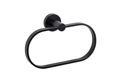 Croydex QM541521 Toallero, Negro, Talla Única