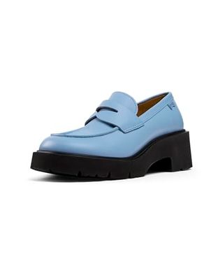 CAMPER Dames Milah K201425 Moccasin, blauw 019, 41 EU, Blauw 019, 41 EU