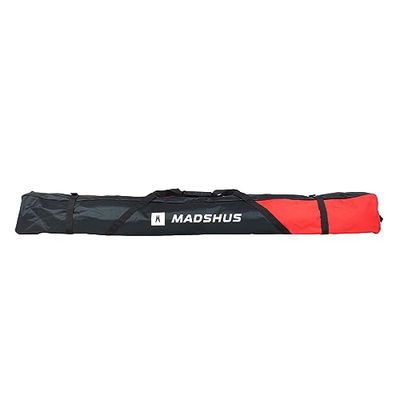 Madshus - SKI Bag 5-6 Pairs, Accesorio de Viaje- Cinturón de Viaje Unisexo, Black, 1SIZ