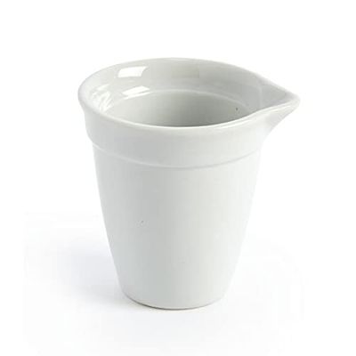 Olympia Bistro Milk Jug White 42Ml 15Oz Porcelain Sauce Pitcher Tableware 12pc