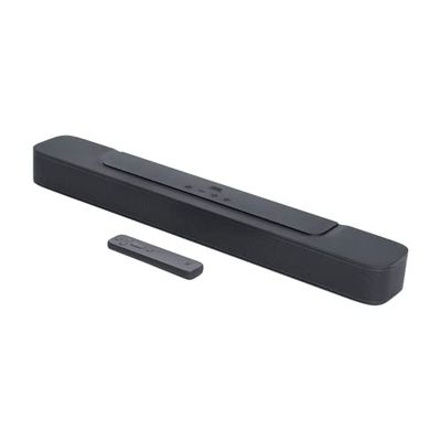 JBL SoundBar 2.0 All In One MK2, altoparlante televisivo per sistema audio di intrattenimento domestico, design elegante e compatto con suono JBL Surround, in nero