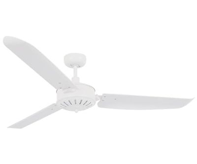 LUCCI AIR Design plafondventilator Airfusion Carolina 142 cm, antiek wit, 3 snelheden, met wandbesturing