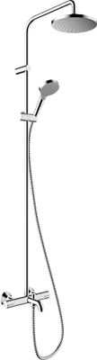 hansgrohe Vernis Blend Colonna doccia 200 1 tipo di getto con termostatico vasca, cromo, 26274000