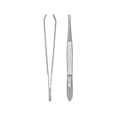 Titania Solingen Tweezers (Bent, Straight Pack of 1 x 12 g