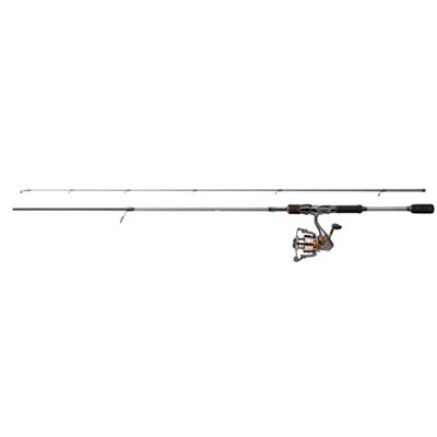 Mitchell Traxx MX2 - Caña de Pescar y Carrete para Pesca de señuelo depredador, Lucio, Perca, lucioperca, Trucha, 2,13 m, 5-21 g, Gris