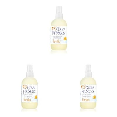 GOTAS FRESCAS Colonia CONCENTRADA Familia 250 ml (Lot de 3)