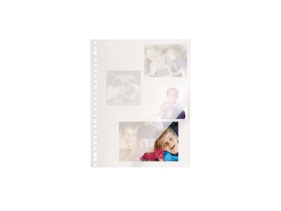 Kangaro - Fogli per libro fotografico, 20 fogli, 200 g, con carta di pelle di elefante, colore: Bianco