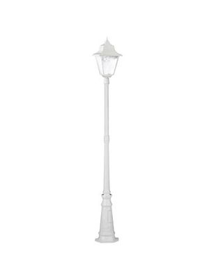 Dopo Rob – Tête colonne blanc 1 ampoule en verre transparent 23/100 W