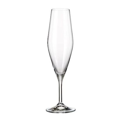Boheemse Crystal Galaxie 210 ml champagne 6 stuks