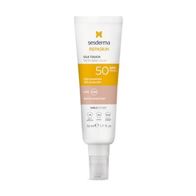 Fotoprotector Spf 50 Facial Tacto Seda Color 50 ml