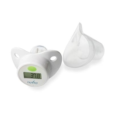 Nuvita 2010 Thermomètre Sucette – Tétine Électronique - Prise de Température Facile - Silicone Durable pour Nouveau-Nés - Sans BPA - Marque EU – Conception Italienne