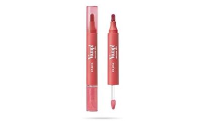 Pupa Rossetto + Gloss Labbra Vamp! Marker Duo, con Acido Ialuronico - 3 in 1 Definisce, Colora e Riempie, Contouring Labbra - Disponibile in 9 Varianti Colore (004 Spicy Raspberry)