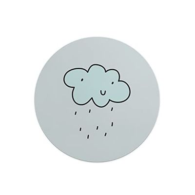 Questo Casa, Round Digital Printed Mouse Pad, Non-Slip Base, for Office and Home, Diameter:22cm