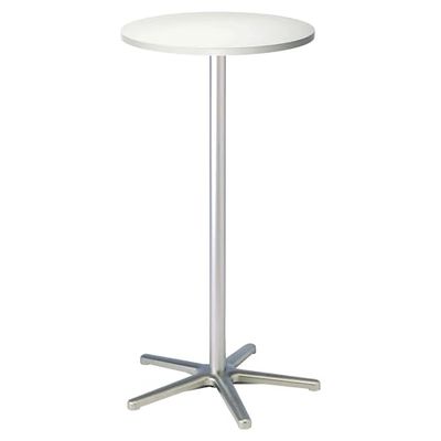 Maul Mesa alta, madeira liga de aço alumínio, branco, 60 x 60 x 109,5 cm