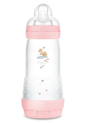 MAM Easy Start Anti-Koliek Fles met SkinSoftTM siliconen zuiger, vanaf 4 maanden, 320 ml, roze