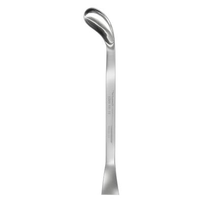 Hammacher Cuchara con extremo de espátula, 180 mm de longitud