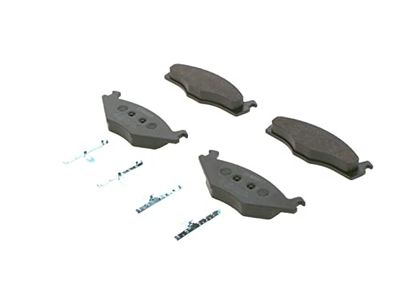 Bosch BP737 - Pastiglie Freni Auto, dianteiro - qualidade Bosch - redução de ruído e pó - certificação ECE-R90 - sem cobre, 1 conjunto de 4 comprimidos - com acessórios