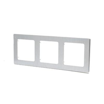 Hoogwaardige aluminium plaat in elegant zilveren design – Made in Germany/Frankrijk – inclusief 3 sleutels voor een moderne en eenvoudige toegang – ideaal voor elke ruimte