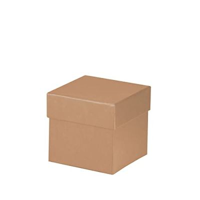 Rössler Boxline 13421453621 Square Cardboard Box 105 x 105 x 105 mm Kraft Pack of 1