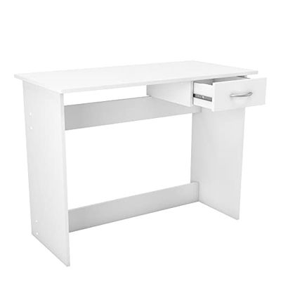 Demeyere Links - Practice - Bureau en aggloméré- 76,5 x 100,6 x 50,1 cm Bianco