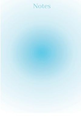 Unique Blue Aura Notebook: Lined Notebook