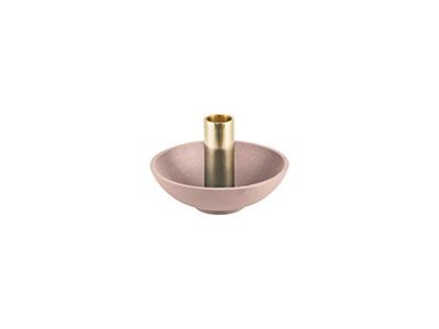 PT Living Candle Holder Nimble Tub Aluminium Blush Pink, 13 x 9.5 cm