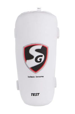 SG Testduk med armbågsskydd, vuxen, Vit, Adult