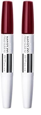 Maybelline SuperStay 24 Hour Dual Ended Lipstick, 510 Red Passion, 9 Ml (Pack of 2)