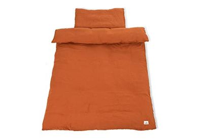 PINOLINO Muslin – barnsängkläder, roja, 2 piezas, talla única