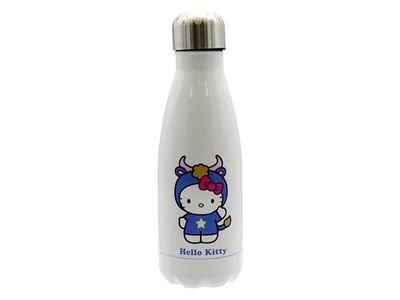 CyP Brands Hello Kitty, Sanrio, Bottle, Water Bottle, Jerry, Horoscope, Taurus, 550 ml, White Official Product