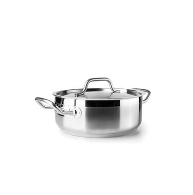 IBILI 607522 Casserole 18/10 Steel, Argent Métallique