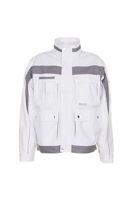 Ropa de trabajo chaqueta de colour rojo Plaline/Pizarra weiß/zink Talla:27