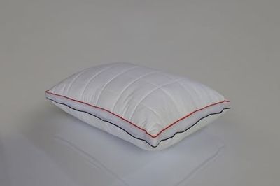 Nuit Des Rêves Soft White Pillow (80 x 80 cm), 100% polyester, 1 300 g fiberfyllning | Maskintvättbar i 30 °C | Perfekt för komfort och stil i alla utrymmen