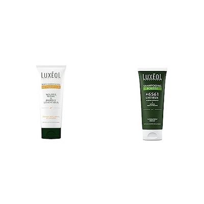 LUXÉOL - Après-Shampooing Réparateur - Nutrition & Protection - Limite Les Fourches - 200ml & Shampooing Pousse - Force & Densité - Réactive La Croissance Des Cheveux Existants - 200ml