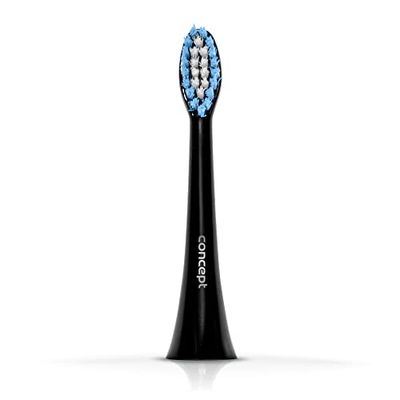 Concept Hausgeräte ZK0007 Lot de 4 têtes de brosse pour dents et gencives sensibles Noir